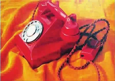毛泽东在中南海用的红色电话机
