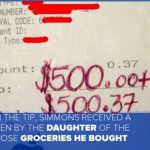 一张37美分的用餐账单 他得到500美元小费